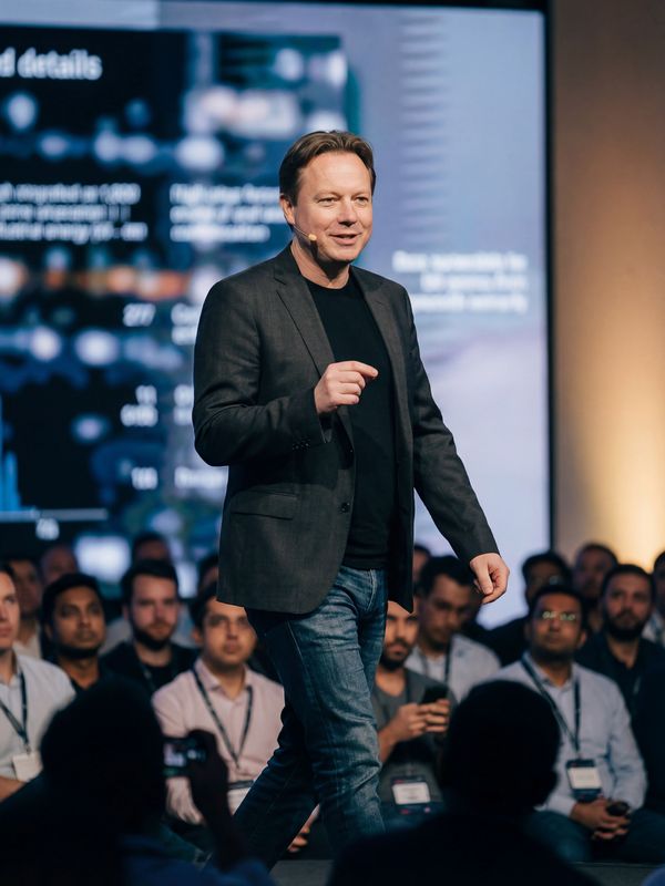 Daniel Kafer speaking at an event